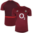 England Rugby Gym Training Jersey - Red - Mens - Kit Captain