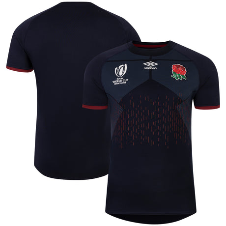 England Rugby World Cup 2023 Alternate Replica Jersey - Navy - Mens - Kit Captain