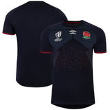 England Rugby World Cup 2023 Alternate Replica Jersey - Navy - Junior - Kit Captain
