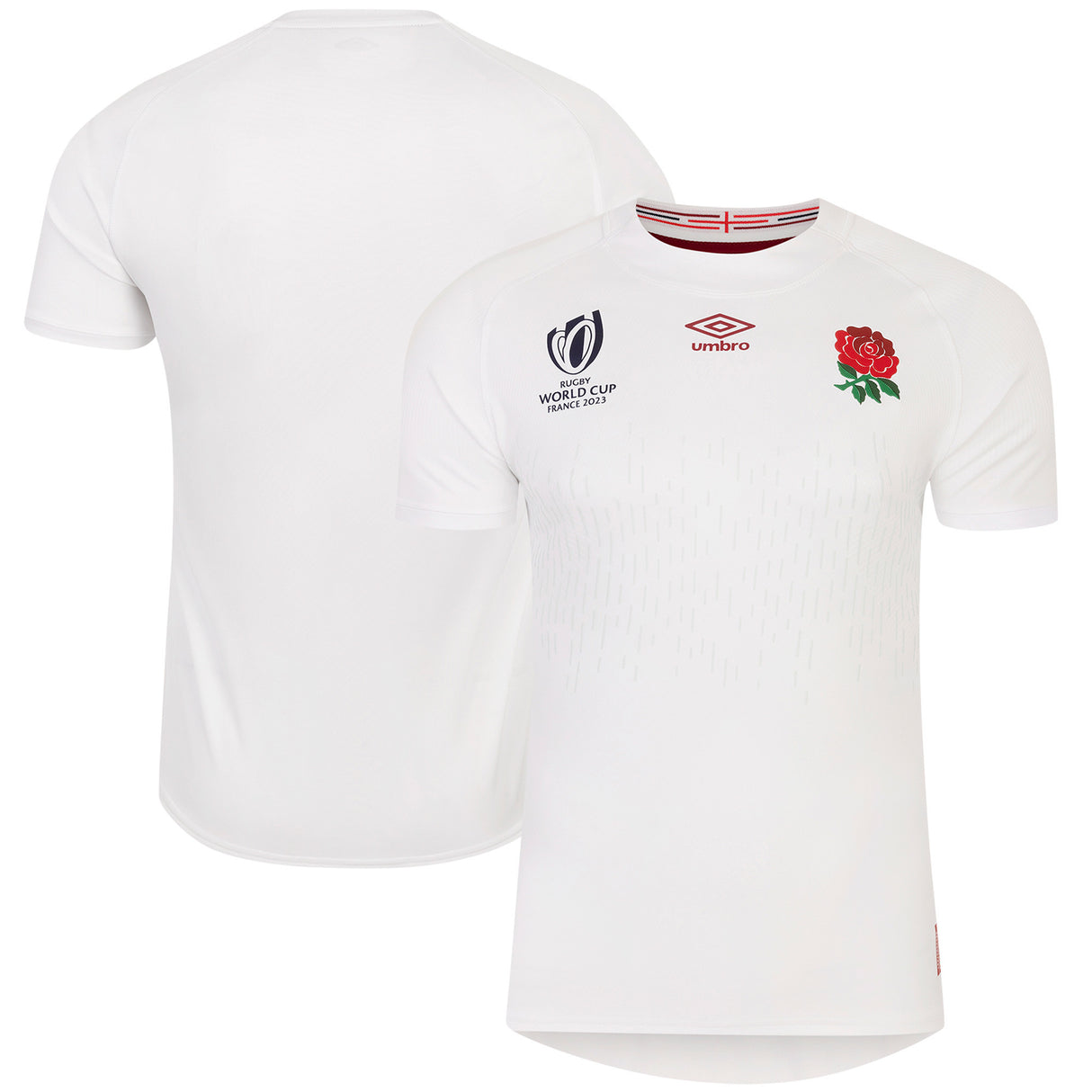 England Rugby World Cup 2023 Home Replica Pro Jersey - White - Junior - Kit Captain