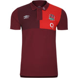 England Rugby Polo Shirt - Red - Mens - Kit Captain