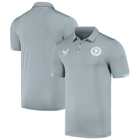 Aston Villa Castore Staff Travel Polo - Grey - Kit Captain