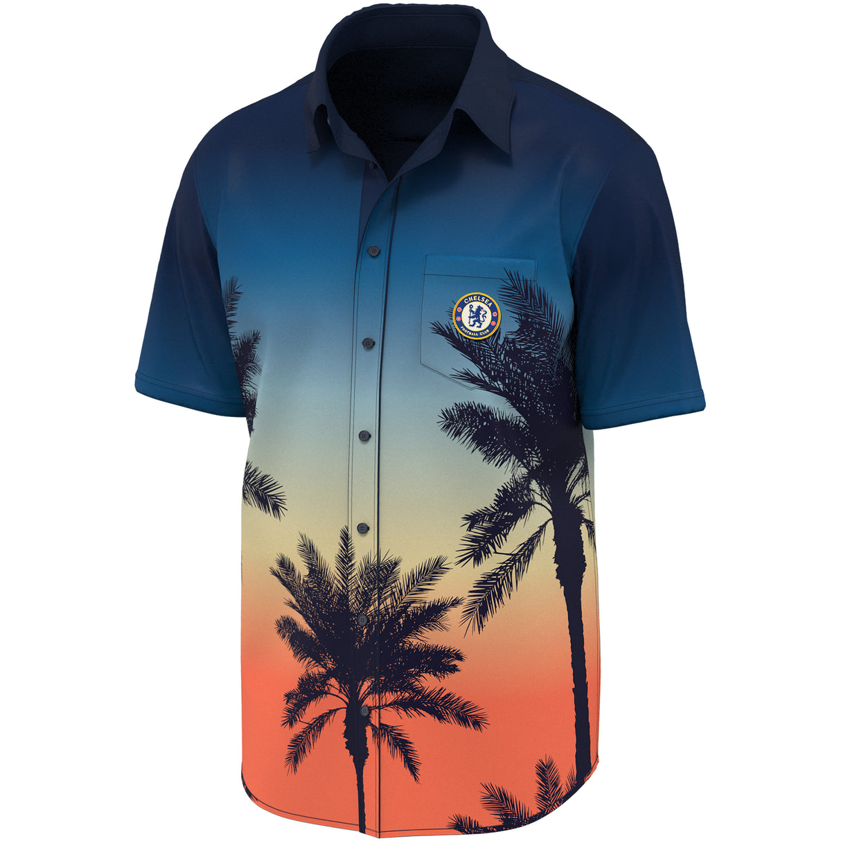 Chelsea Hawaiian Shirt - Blue - Kids - Kit Captain