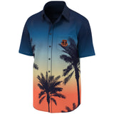 Everton Hawaiian Shirt - Navy - Mens - Kit Captain