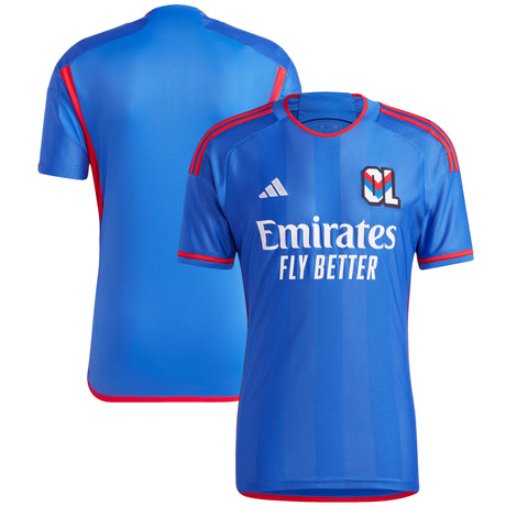 Olympique Lyon adidas Away Shirt 2023-24 - Kids - Kit Captain