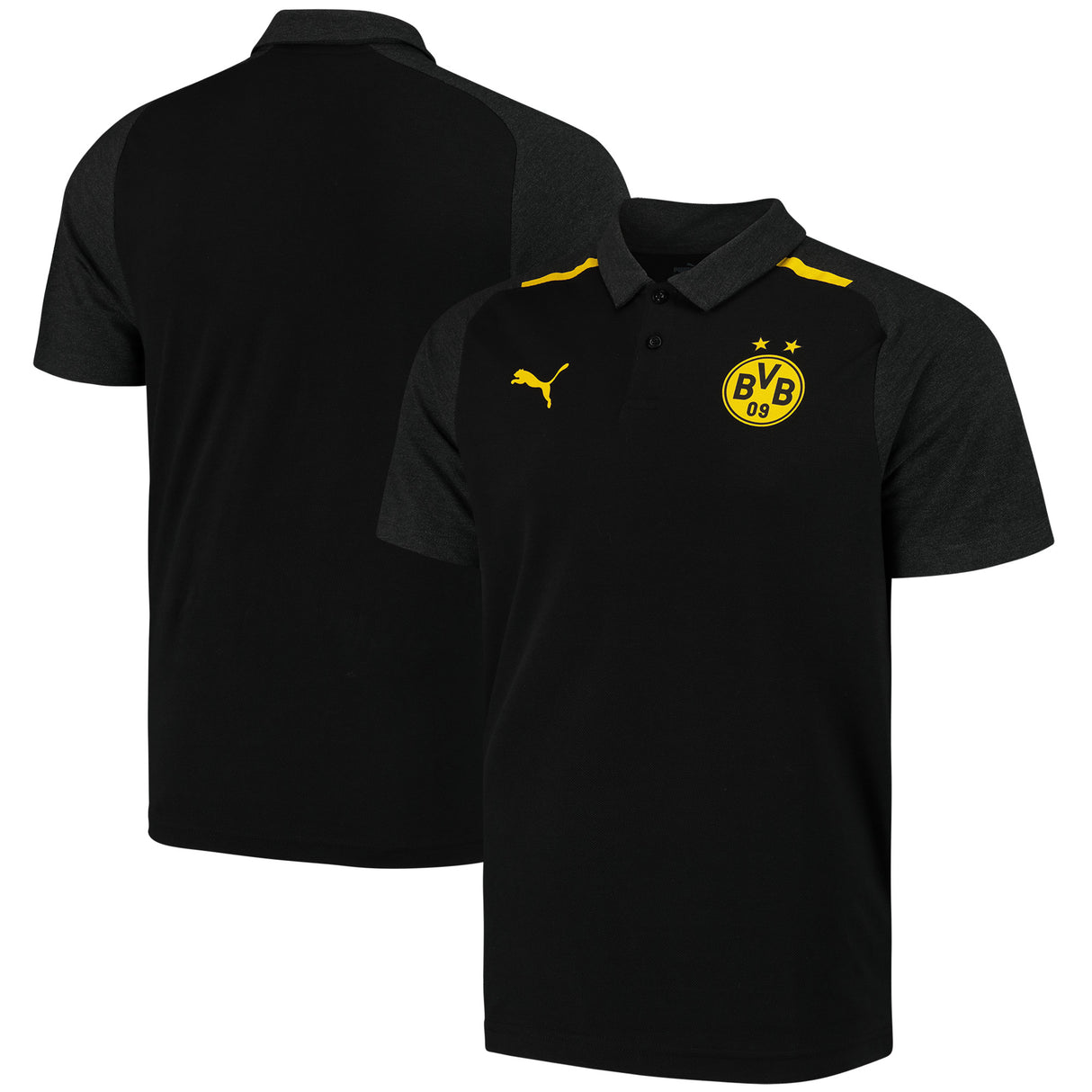 Borussia Dortmund Puma Casuals Polo - Black - Kit Captain