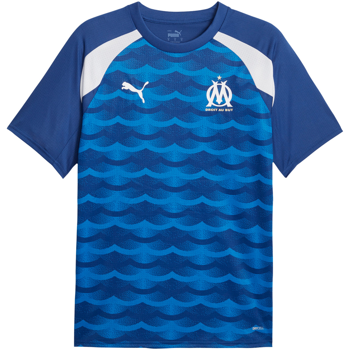 Olympique de Marseille Puma Pre Match Jersey - Royal Blue - Kit Captain