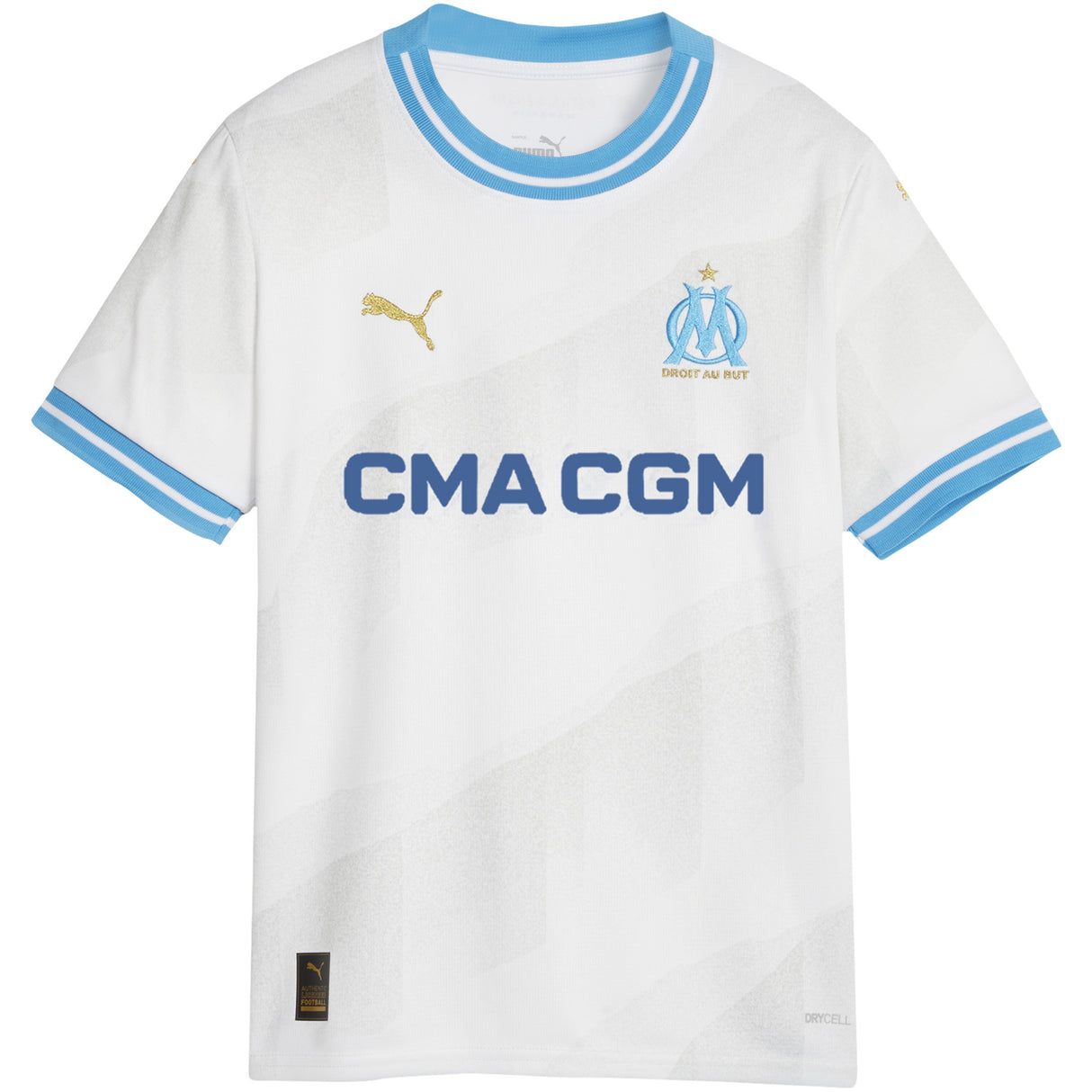 Olympique de Marseille Puma Home Shirt 2023-24 - Kids - Kit Captain