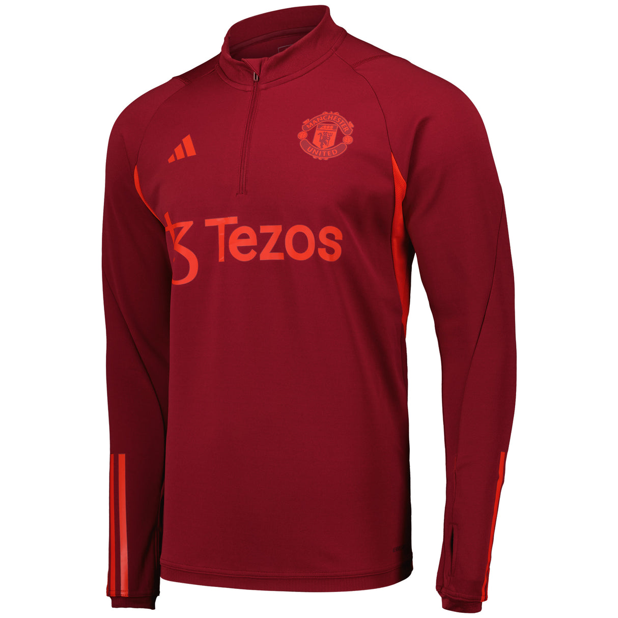 Manchester United adidas European Training Top - Burgundy - Kit Captain