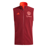 Manchester United European Training Winterised Vest - Burgundy - Kit Captain