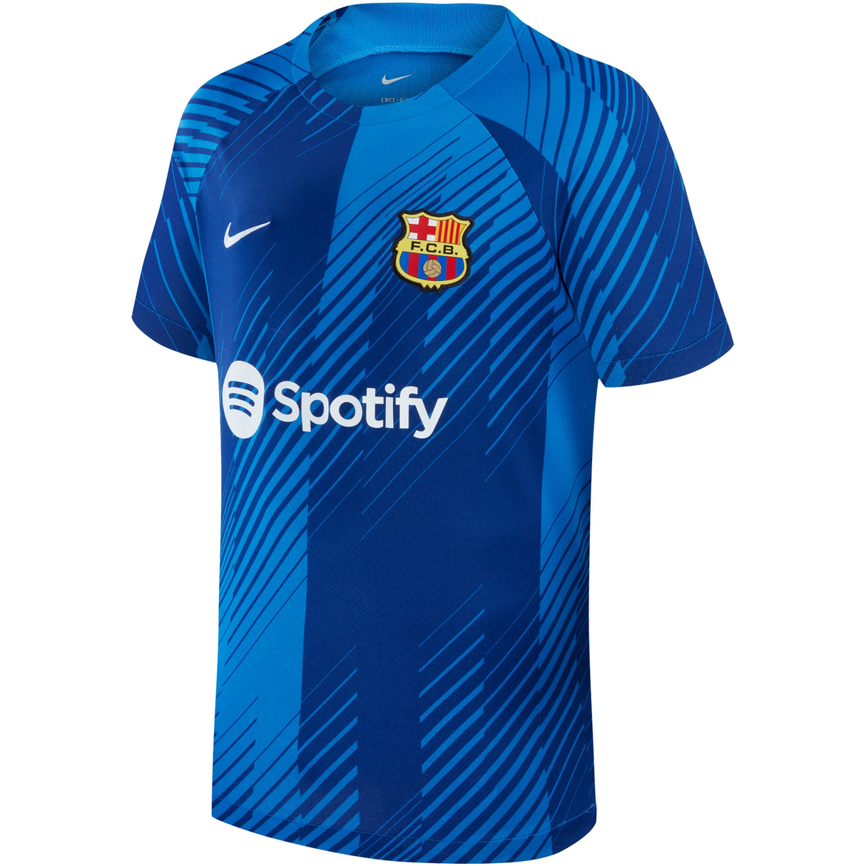 Barcelona Nike Academy Pro Pre Match Top - Blue - Kids