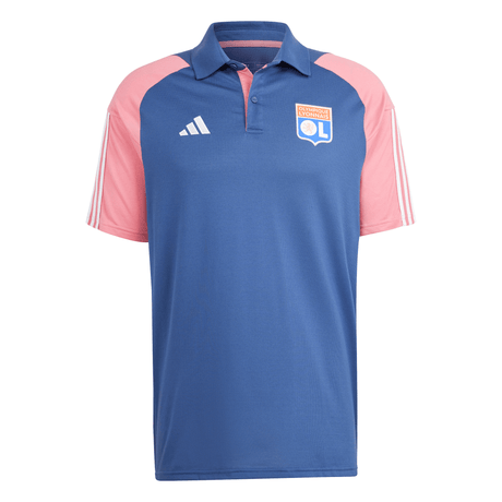 Olympique Lyon adidas Training Polo - Dark Blue - Kit Captain