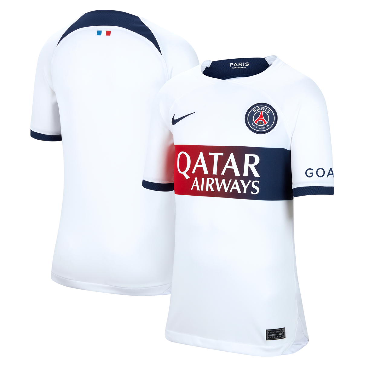 Paris Saint-Germain Nike Away Stadium Shirt 2023-24 - Kids - Kit Captain