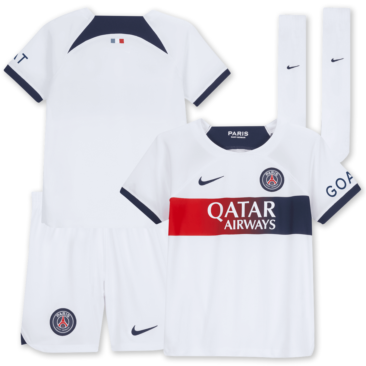 Paris Saint-Germain Nike Away Stadium Kit 2023-24 - Little Kids - Kit Captain