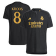 Real Madrid adidas Third Authentic Shirt 2023-24 with Kroos 8 printing - Kit Captain