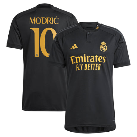 Real Madrid adidas Third Shirt 2023-24 with Modric 10 printing - Kit Captain