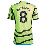 Arsenal adidas Away Authentic Shirt 2023-24 with í˜degaard 8 printing - Kit Captain