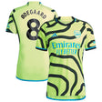 Arsenal adidas Away Shirt 2023-24 with í˜degaard 8 printing - Kit Captain