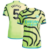 Arsenal adidas Away Shirt 2023-24 with Thomas 5 printing