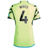 Arsenal adidas Away Shirt 2023-24 with White 4 printing - Kit Captain