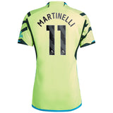 Arsenal adidas Away Shirt 2023-24 with Martinelli 11 printing - Kit Captain