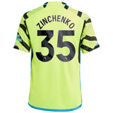 Arsenal adidas Away Shirt 2023-24 - Kids with Zinchenko 35 printing - Kit Captain