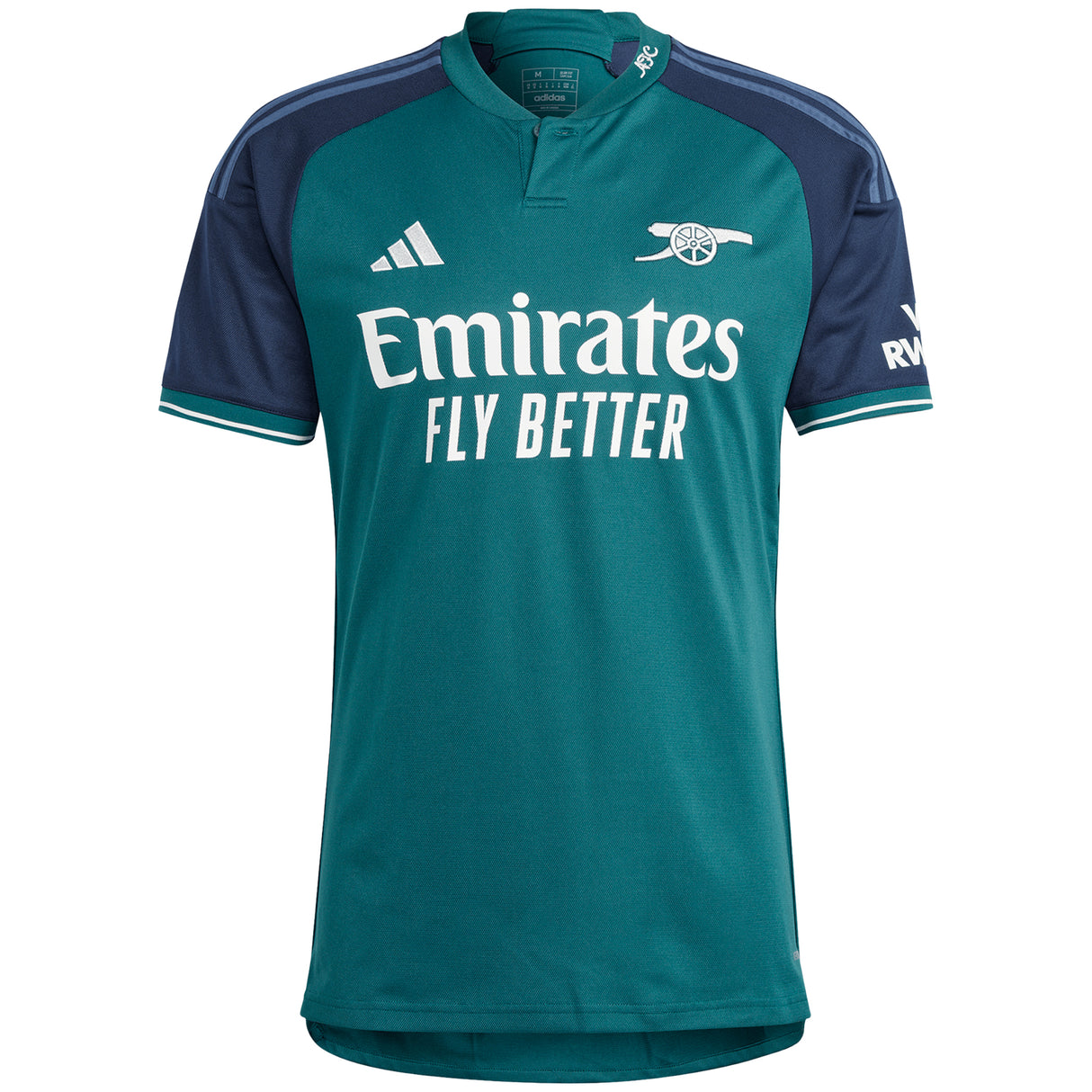 Arsenal adidas Third Shirt 2023-24 with Saka 7 printing - Kit Captain