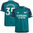 Arsenal adidas Third Shirt 2023-24 - Kids with Zinchenko 35 printing - Kit Captain