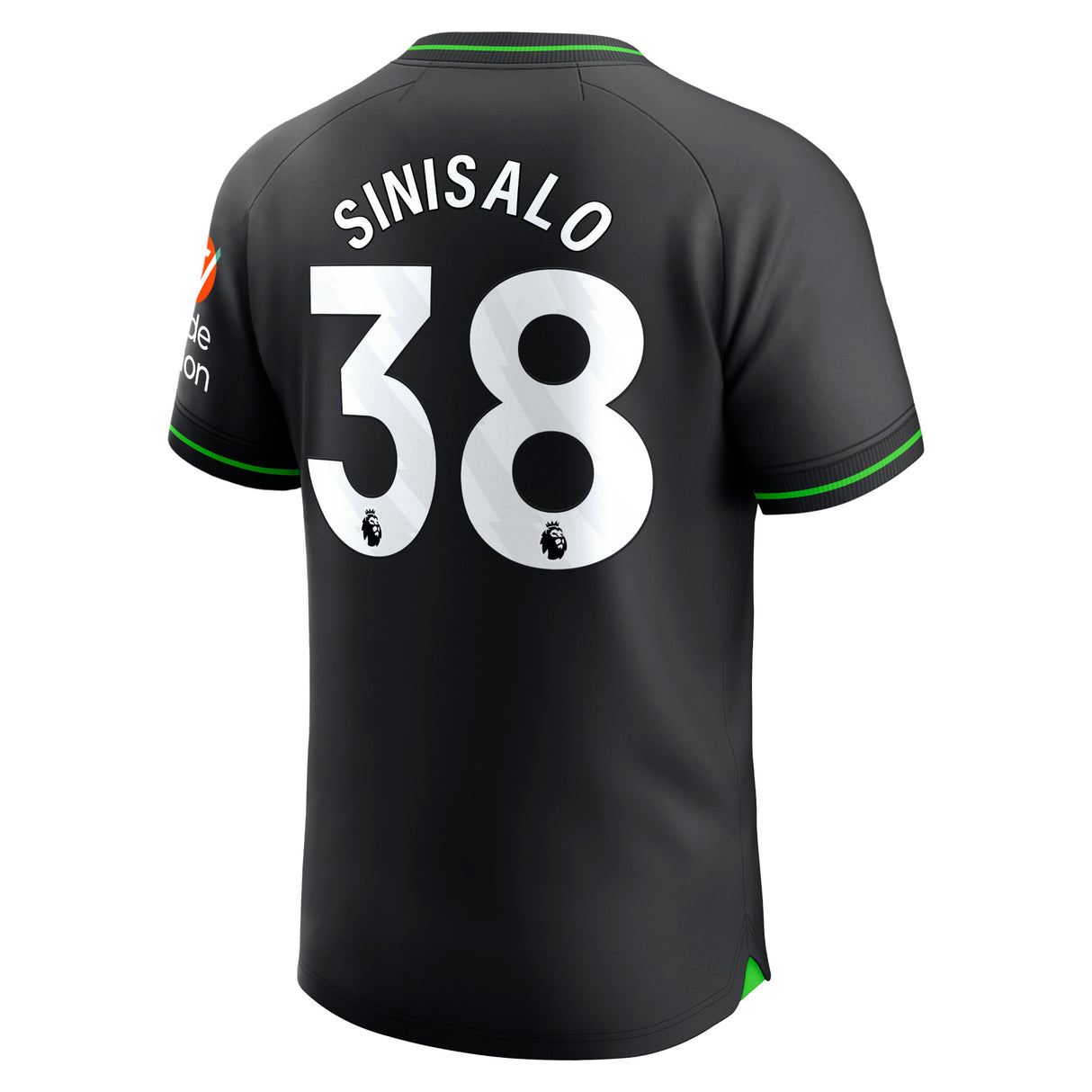 Aston Villa Castore Home Goalkeeper Shirt 2023-24 with Sinisalo 38 printing - Kit Captain