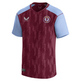 Aston Villa Castore Home Shirt 2023-24 - Kids with Buendia 10 printing - Kit Captain