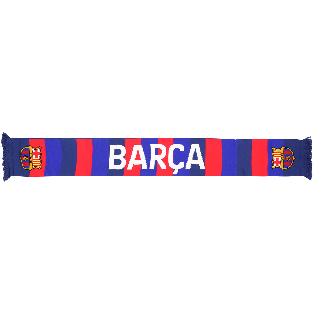 Barcelona Barca Stripe Scarf - Yellow/Blue - Adults - Kit Captain