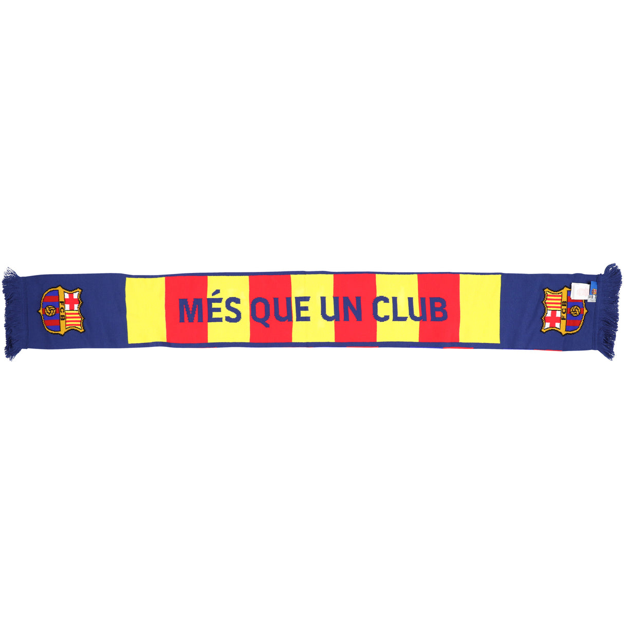 Barcelona Barca Stripe Scarf - Yellow/Blue - Adults - Kit Captain