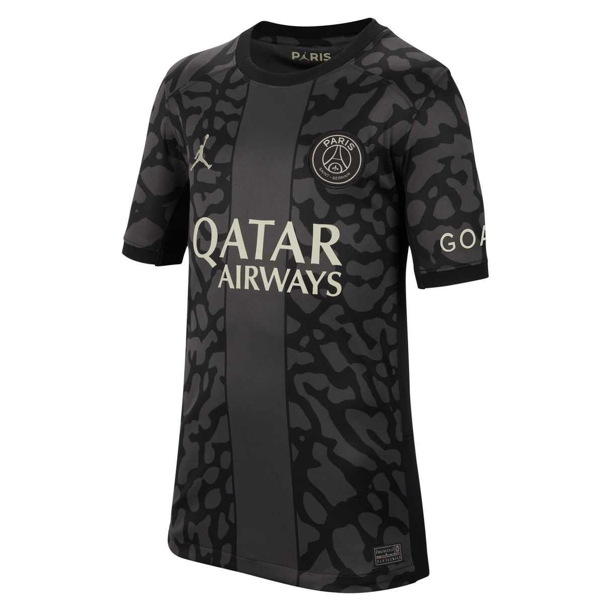 PSG x Jordan Third Stadium Shirt 2023-24 - Kids with Hakimi 2 printing - Kit Captain