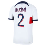 Paris Saint-Germain Nike Away Dri Fit Adv Match Shirt 2023-24 with Hakimi 2 printing - Kit Captain