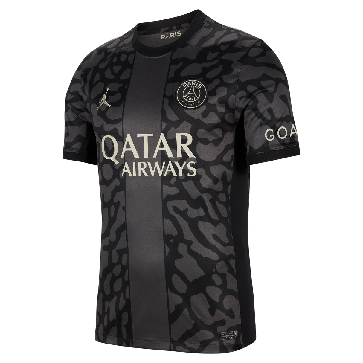 PSG x Jordan Third Stadium Shirt 2023-24 with Hakimi 2 printing - Kit Captain