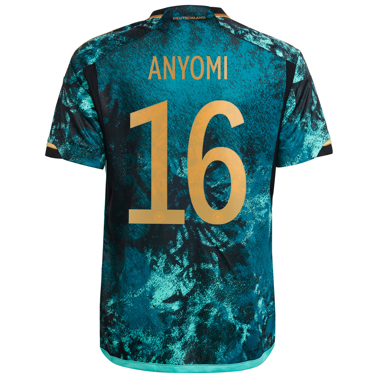 Germany Away Shirt 2023 - Kids with Anyomi 16 printing - Kit Captain