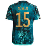 Germany Away Shirt 2023 - Kids with Nüsken 15 printing - Kit Captain