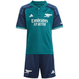 Arsenal adidas Third Minikit 2023-24 with Saliba 2 printing - Kit Captain