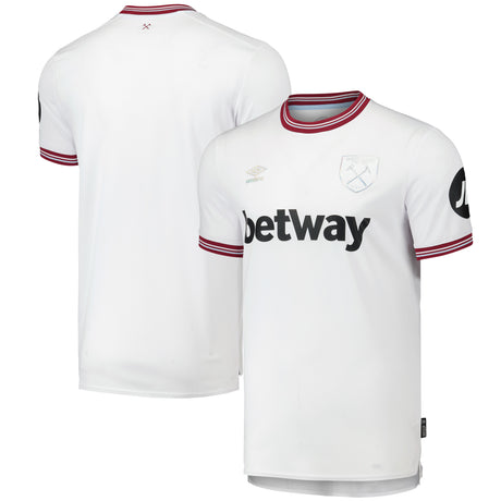 West Ham United Umbro Away Shirt 2023-24 - Kit Captain