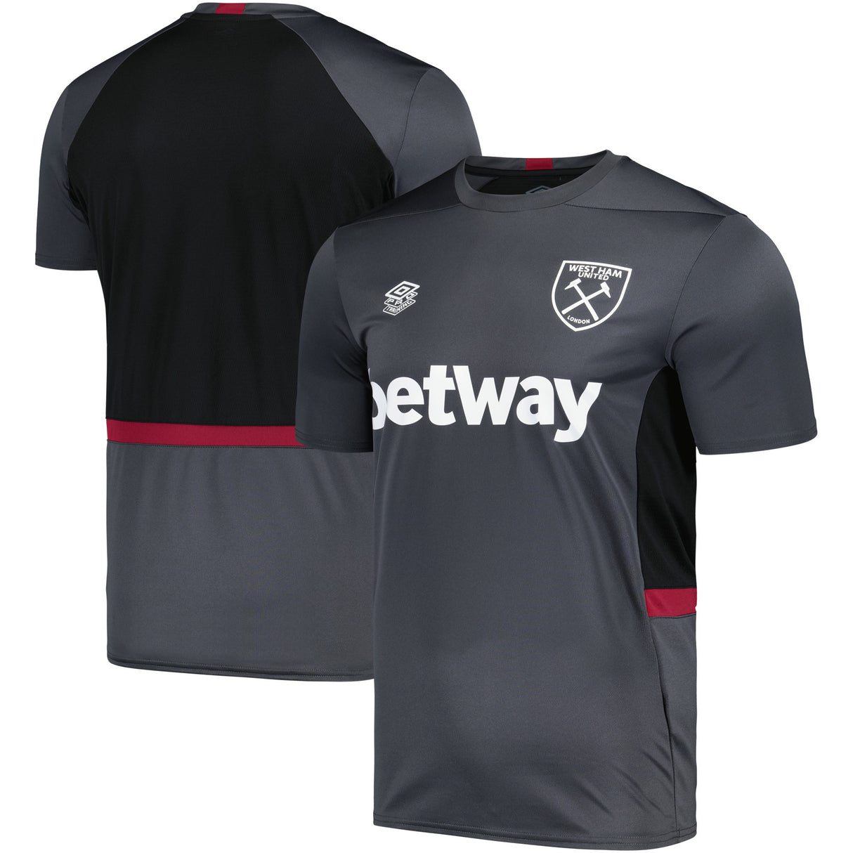 West Ham United Umbro Training Jersey - Black - Kit Captain