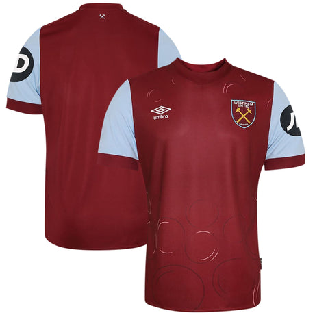 West Ham United Umbro Home Shirt 2023-24 - Kids - Kit Captain