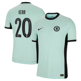 Chelsea Third Vapor Match Shirt 2023-24 with Kerr 20 printing - Kit Captain