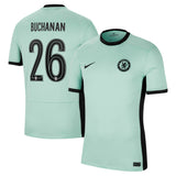 Chelsea Third Stadium Shirt 2023-24 with Buchanan 26 printing - Kit Captain