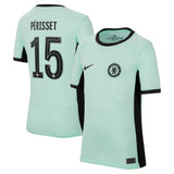 Chelsea Third Stadium Shirt 2023-24 - Kids with Perisset 15 printing - Kit Captain