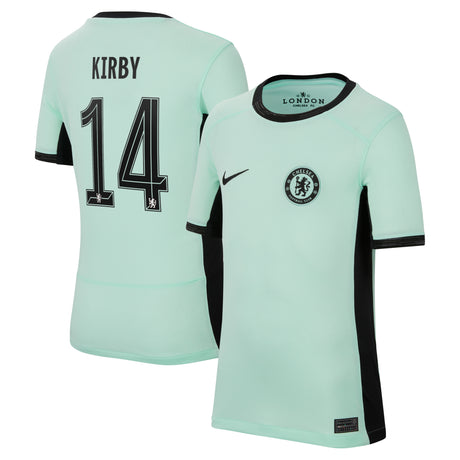 Chelsea Third Stadium Shirt 2023-24 - Kids with Kirby 14 printing - Kit Captain