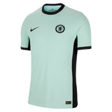 Chelsea Third Vapor Match Shirt 2023-24 with Mudryk 10 printing - Kit Captain