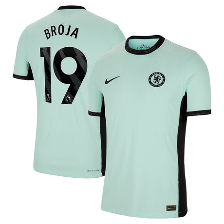 Chelsea Third Vapor Match Shirt 2023-24 with Broja 19 printing - Kit Captain