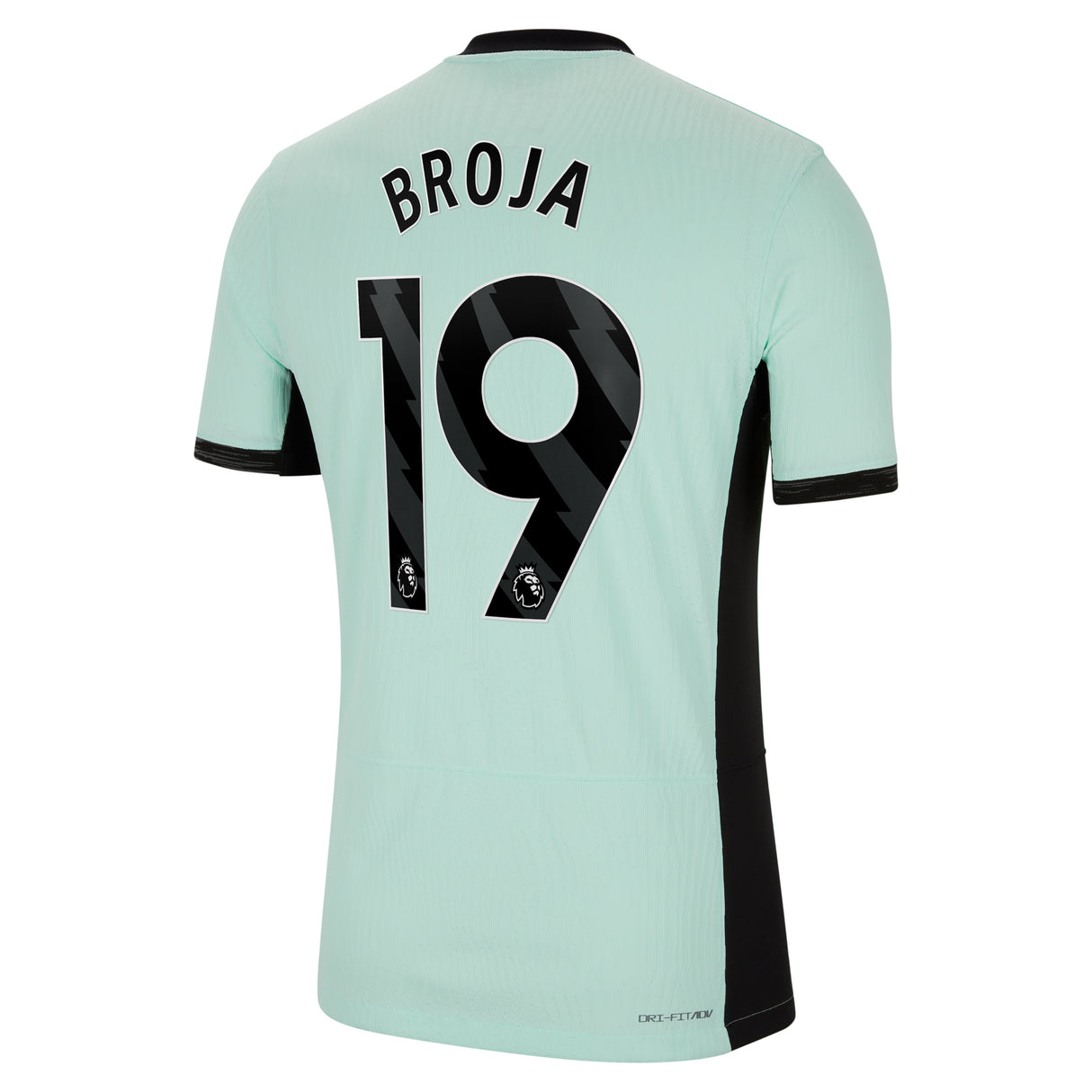 Chelsea Third Vapor Match Shirt 2023-24 with Broja 19 printing - Kit Captain