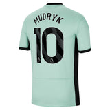 Chelsea Third Stadium Shirt 2023-24 with Mudryk 10 printing - Kit Captain