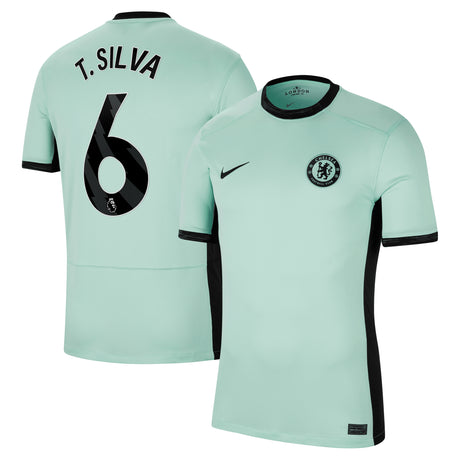 Chelsea Third Stadium Shirt 2023-24 with T. Silva 6 printing - Kit Captain